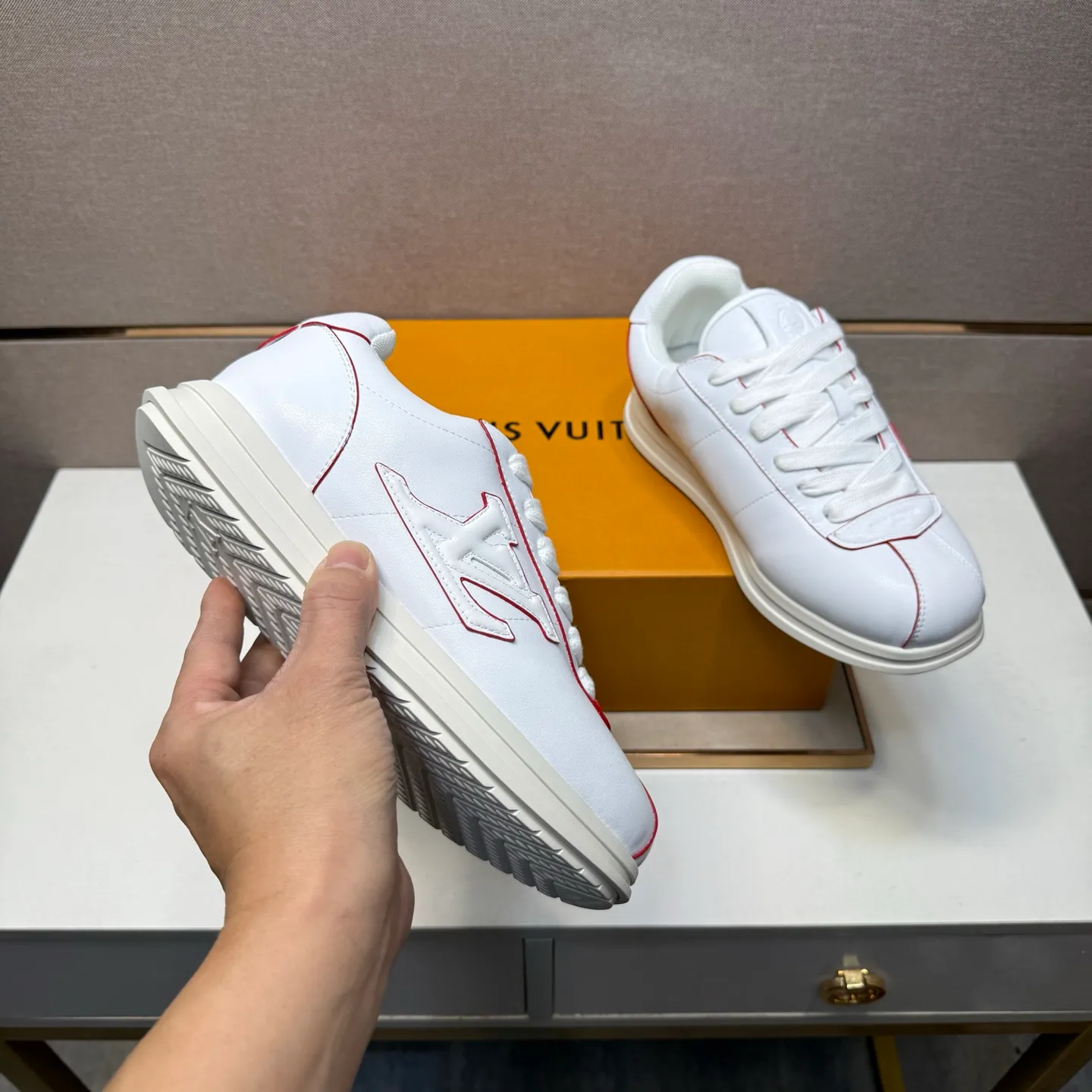 Men's men's shoes 💰pp560 [LV～] Men's casual shoes 2025z cabinet sales simultaneously 🔶Size: 38-44 #️⃣ 🔷6 colors🔜The upper is made of multi-material splicing➕Mesh lining, comfortable and breathable, sole: original comfortable and wear-resistant outsole, ⚠️real thing📱photographed🎬real thing is better📢📢📢